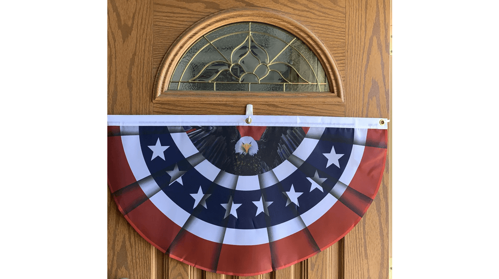American Eagle Patriotic Bunting Flag
