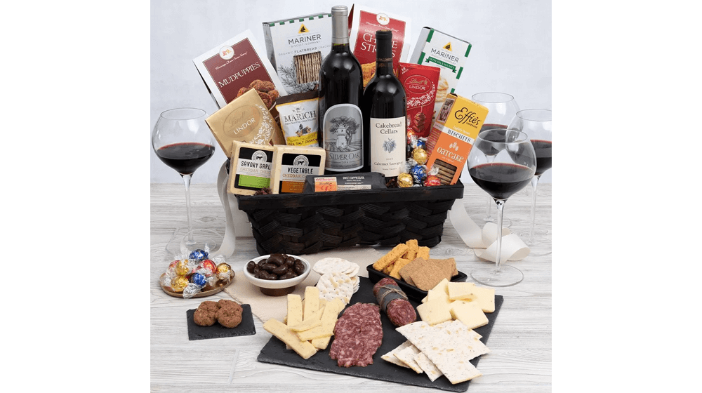 SILVER OAK & CAKEBREAD - RED WINE GIFT BASKET