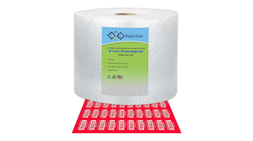 USA Made Air Bubble Cushioning Wrap Roll for Heavy-Duty Packing